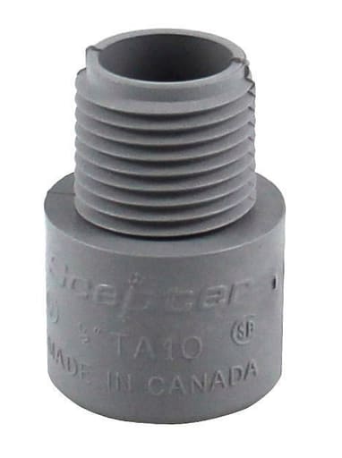 Ipex USA, LLC - Ipex 077021 (TA10) 1/2" PVC Sch40 Conduit Male Terminal Adapter