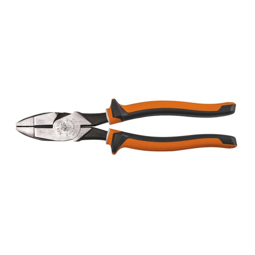 Klein Tool - Klein 213-9NE-EINS Electrician's Insulated 9" High-Leverage Side-Cutting Plier