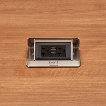 The Wiremold Co - Wiremold DQFF20UST DQF FIELD WIRED W/20A USB, SS