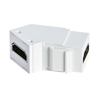 Pass & Seymour / Legrand - On-Q WP1234-WH White HDMI Keystone Insert/Coupler