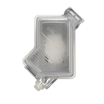 Pass & Seymour / Legrand - Pass & Seymour WIUCED10CL 5.34 x 4 x 7.4 Inch 1-Gang Clear Plastic Weatherproof While-In-Use Cover