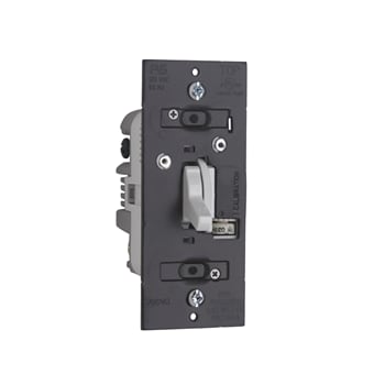 Pass & Seymour / Legrand - Pass & Seymour TDCL453P-W 450 W 1-Pole 3-Way CFL/LED/Incandescent White Toggle Dimmer