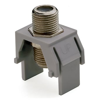 Pass & Seymour / Legrand - OnQ WP3479GY NICKEL 1 GHZ F INSERT,