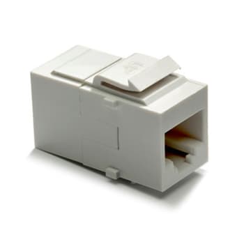 Pass & Seymour / Legrand - On-Q WP3451-WH RJ45 Category 5E White Keystone Coupler