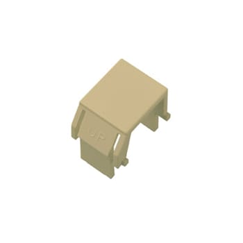 Pass & Seymour / Legrand - On-Q WP3455-IV Ivory Plastic Blank Keystone Insert
