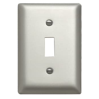 Pass & Seymour / Legrand - Pass & Seymour SA1 1Gang Wall Plate, Toggle, Standard - Aluminum