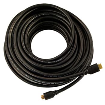 Pass & Seymour / Legrand - On-Q AC2M20-BK 65.61 Foot 24 AWG 1-Pair Black Copper High Speed HDMI Connector Cable and Ethernet