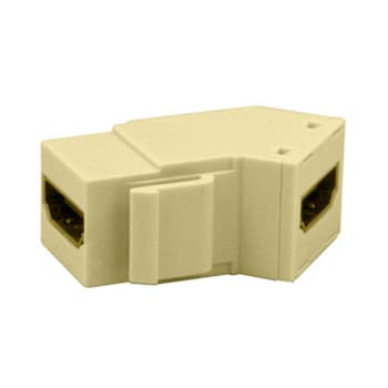 Pass & Seymour / Legrand - On-Q WP1234-IV Ivory HDMI Keystone Insert/Coupler