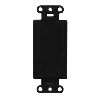 Pass & Seymour / Legrand - OnQ WP3410BK DECOR OUTLET STRAP BLA