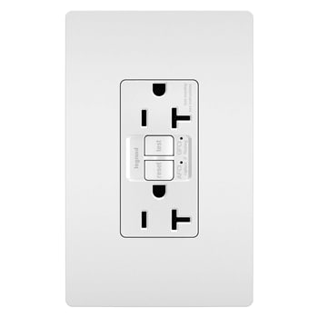 Pass & Seymour / Legrand - Pass & Seymour AFGF202TRW 20A 125V AFCI/GFCI Self-Test Tamper-Resistant Receptacle - White