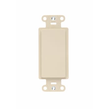 Pass & Seymour / Legrand - Pass & Seymour 325-I Mounting strap for blank insert. Box mounted. Changes decorator opening to blank. Polycarbonate Plastic. Ivory