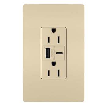 Pass & Seymour / Legrand - P&S R26USBACI RADIANT 3.1 HYB A/C U