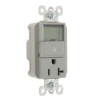 Pass & Seymour / Legrand - P&S PLT26351GRY PLUGLOAD TIMER 20A