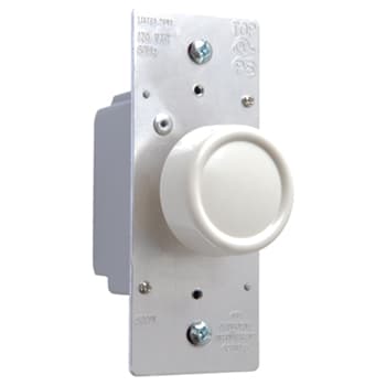 Pass & Seymour / Legrand - Pass & Seymour R603-PLAV 600 W 120 Volt 3-Way Light Almond Incandescent Rotary with Preset On/Off Dimmer