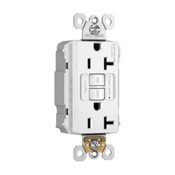 Pass & Seymour / Legrand - P&S PT2097TRNAW SELF-TEST PT TR GFC
