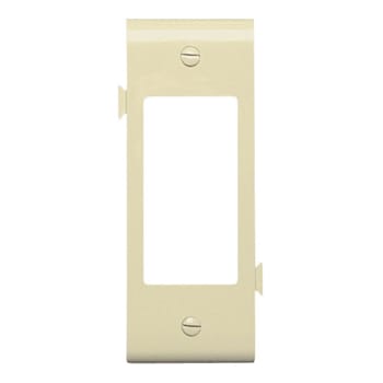 Pass & Seymour / Legrand - Pass & Seymour PJSC26-I 1-Decorator Ivory Smooth Nylon Semi-Jumbo Center Sectional Wallplate
