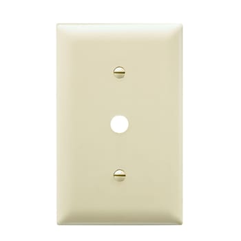 Pass & Seymour / Legrand - Pass & Seymour TP12-LA 1-Gang 1-Telephone/Cable Outlet Light Almond Nylon Standard Unbreakable Communication Wallplate