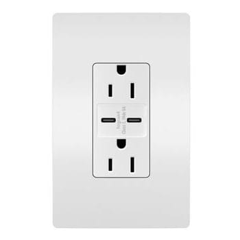 Pass & Seymour / Legrand - P&S R26USBCC6W RAD C/C FAST CHARG U