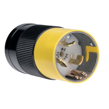 Pass & Seymour / Legrand - Pass & Seymour CS8165 Turnlok Plug, California Standard Style, 50amp 3phase 480V