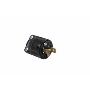 Pass & Seymour / Legrand - Pass & Seymour ML1113 Midget Lock Plug, 2pole 2wire, 15A 125V