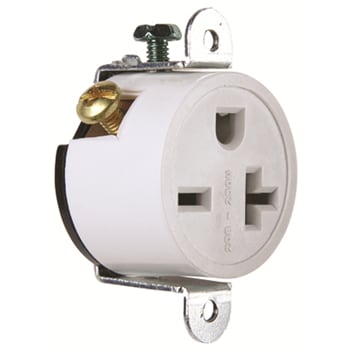 Pass & Seymour / Legrand - RECEPT SGL SHORT STRAP 20A 250V