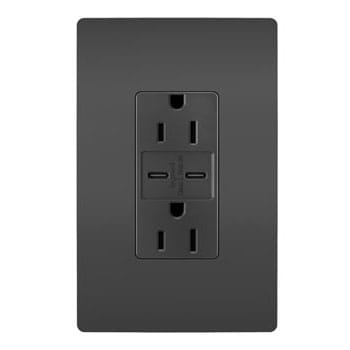 Pass & Seymour / Legrand - P&S R26USBCC6BK RAD C/C FAST CHARGE