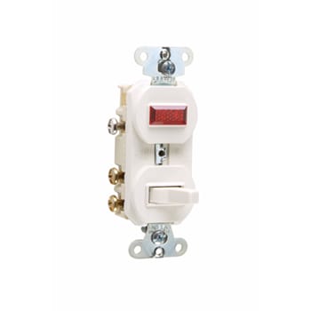 Pass & Seymour / Legrand - P&S 695LA COMBO SW 3W 15A120V PILOT