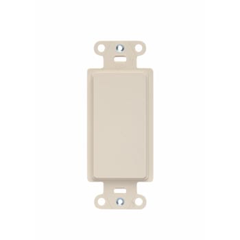 Pass & Seymour / Legrand - Pass & Seymour 325-LA Mounting Strap, Blank Insert, Light Almond