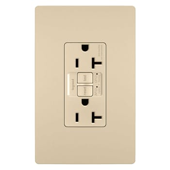 Pass & Seymour / Legrand - Pass & Seymour AFGF202TRI 20A 125V AFCI/GFCI Self-Test Tamper-Resistant Receptacle - Ivory