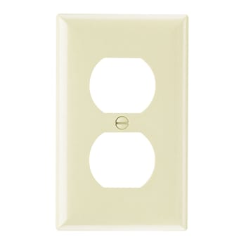 Pass & Seymour / Legrand - Pass & Seymour SP8-GRY 1Gang Wall Plate, Duplex Receptacle, Standard - Gray