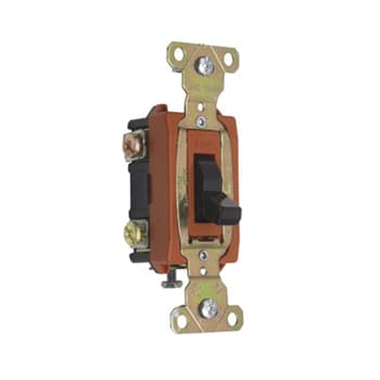 Pass & Seymour / Legrand - Pass & Seymour PS372030 Canadian 3way Switch, Back & Side Wire, 20A 347V - Brown
