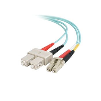 Quiktron Inc - QTRN 852-L42-003 1M LC-SC OM3 FIBER JUMPER