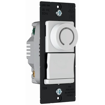 Pass & Seymour / Legrand - 700W 3W DECOR ROTARY W/PILOT L WHT