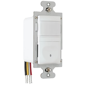 Pass & Seymour / Legrand - Pass & Seymour RW3U600-W 2.8 x 1.5 x 4.8 Inch 120 VAC 60 Hz 0 to 600 W 1-Pole 3-Way White Occupancy/Vacancy Sensor