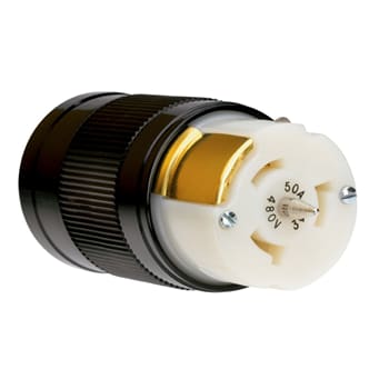 Pass & Seymour / Legrand - Pass & Seymour CS8164 Connector California Standard Style 50Amp 3Phase 480Volt Turnlok
