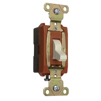 Pass & Seymour / Legrand - Pass & Seymour PS372010-LA Canadian 1pole Switch, Back & Side Wire, 20A 347V - Light Almond