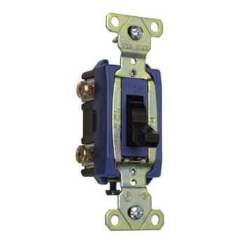 Pass & Seymour / Legrand - Pass & Seymour PS371530-BK Canadian 3way Switch, Back & Side Wire, 15A 347V - Black