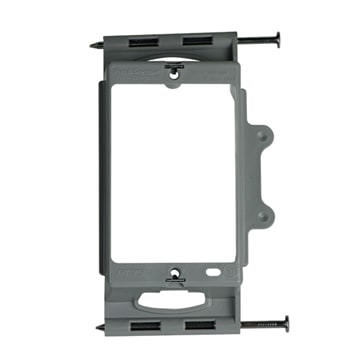 Pass & Seymour / Legrand - On-Q SLV1R 3-3/4 x 2-1/4 Inch 1-Gang Low Voltage Bracket