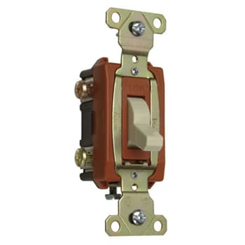 Pass & Seymour / Legrand - Pass & Seymour PS372030-I Canadian 3way Switch, Back & Side Wire, 20A 347V - Ivory