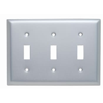 Pass & Seymour / Legrand - PASS SA3 SMOOTH ALUMINUM 3G 3 TOGGLE