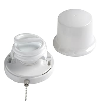 Pass & Seymour / Legrand - Pass & Seymour 278-FL 660W 250V CFL Lampholder Pull Chain - White