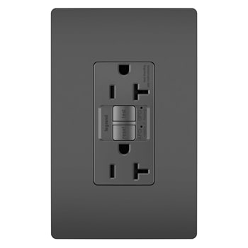 Pass & Seymour / Legrand - Pass & Seymour AFGF202TRBK 20A 125V AFCI/GFCI Self-Test Tamper-Resistant Receptacle - Black