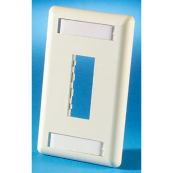 Ortronic - Ortronics OR-40300548-99 TracJack Plastic 2-Hole 1-Gang Faceplate