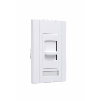 Pass & Seymour / Legrand - Pass & Seymour CD4FB3P-W Slide Dimmer, Single Pole 3-Way, Preset 4 Wire 24Vdc, White. Requires PWP120277 Power Pack.