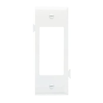 Pass & Seymour / Legrand - Pass & Seymour PJSC26-W 1-Decorator White Smooth Nylon Semi-Jumbo Center Sectional Wallplate
