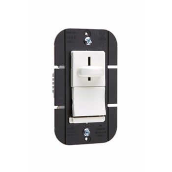Pass & Seymour / Legrand - Pass & Seymour LS1003-PW Incandescent Slide Dimmer, 1000watt 3way Preset - White