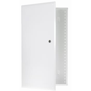 Pass & Seymour / Legrand - On-Q EN1460 14.3 x 14 Inch Powder Coated Glossy White Hinged Cover Enclosure