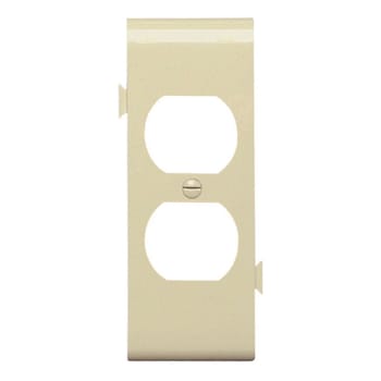Pass & Seymour / Legrand - Pass & Seymour PJSC8-I 1-Duplex Receptacle Ivory Smooth Nylon Semi-Jumbo Center Sectional Wallplate