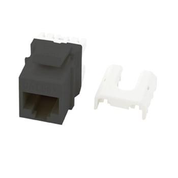 Pass & Seymour / Legrand - On-Q WP3475-GY RJ45 8-Position 8-Wire Category 5E Gray Plastic Quick Connect Keystone Connector