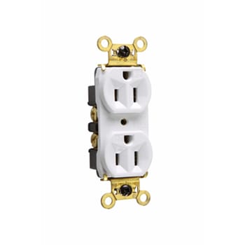 Pass & Seymour / Legrand - P&S WR5262W WR DUP RECP B+S WIRE 15